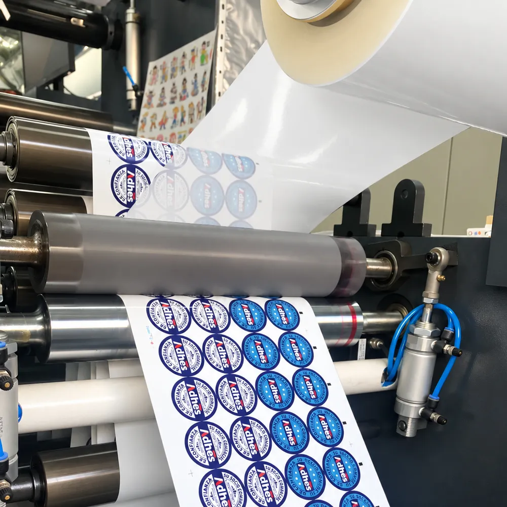 label overlaminate application matte solvent based webp